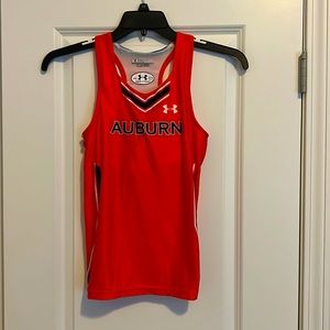 Under Armour SMALL top Auburn Tigers orange blue workout top